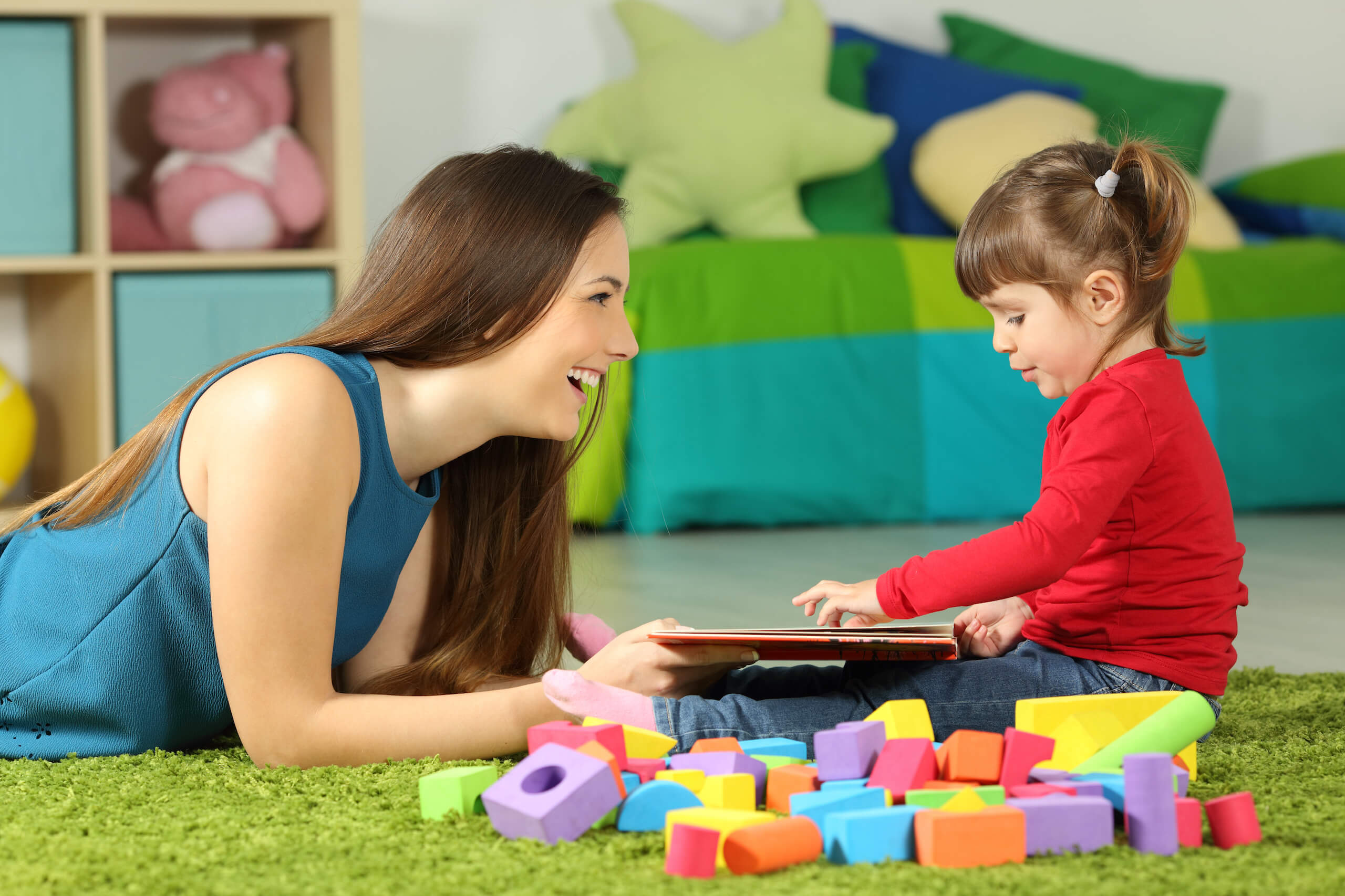 Bierman Autism Services: Child playing with mom