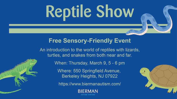 FREE Sensory-Friendly Reptile Show Berkeley Heights NJ
