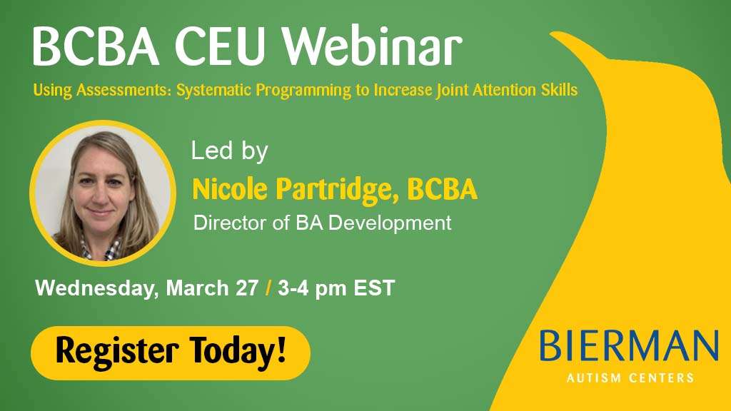 Free Virtual BCBA CEU Using Assessments Systematic Programming to