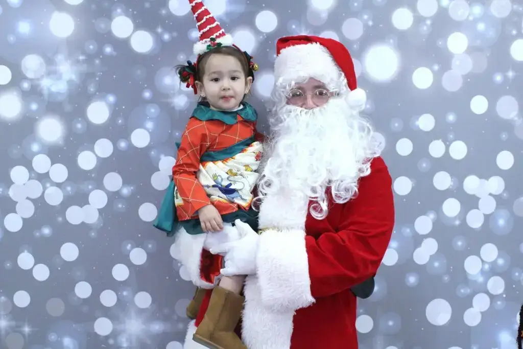 Child with Santa