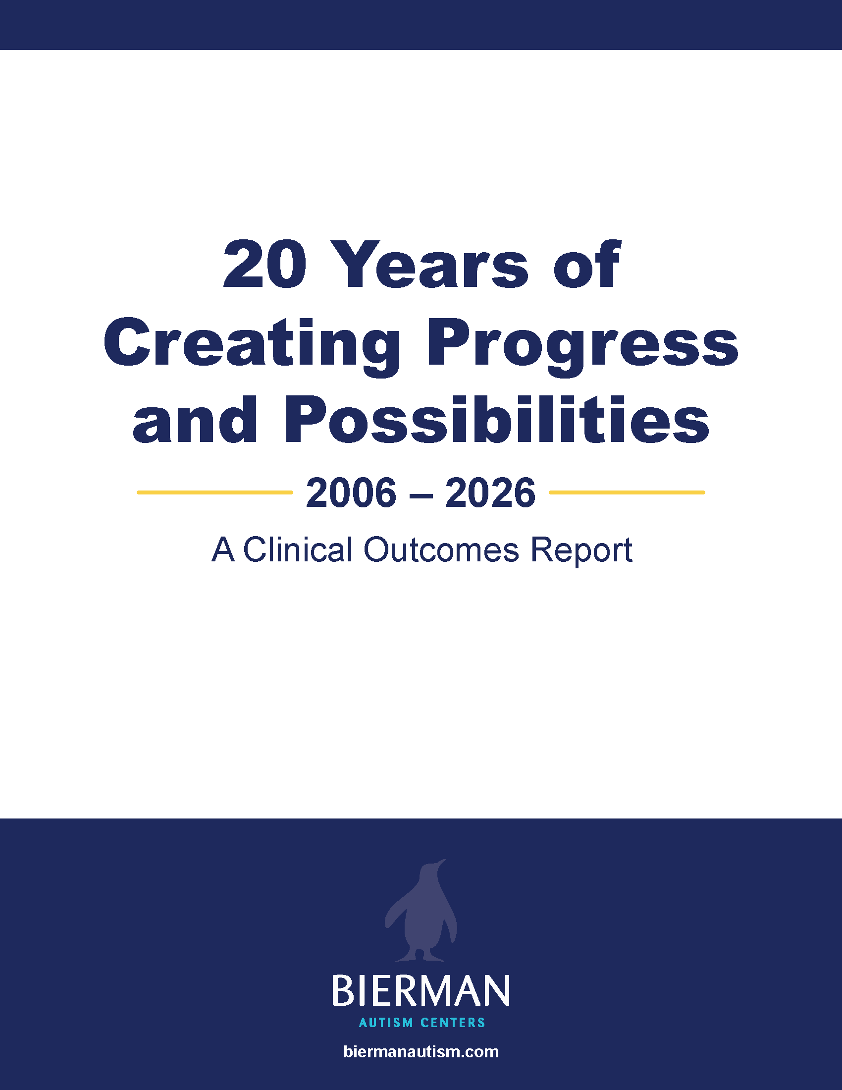 2026 Provider Outcomes Report cover